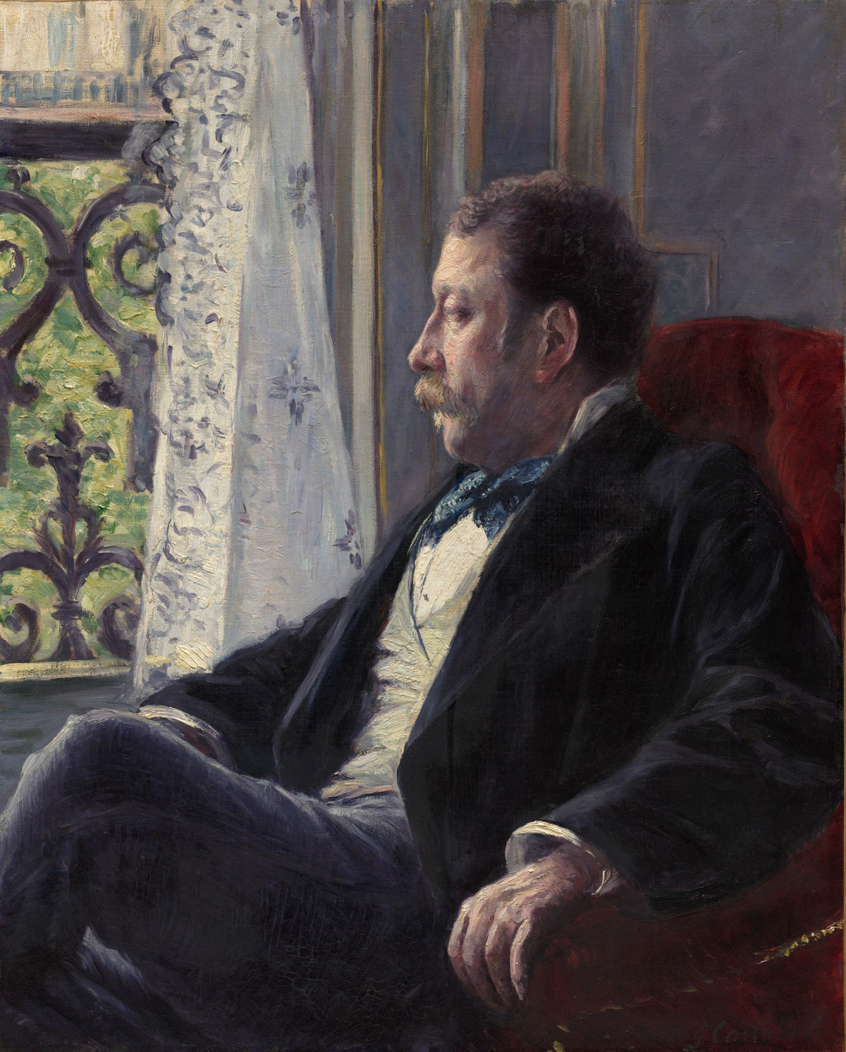 Portrait of a Man — Gustave Caillebotte