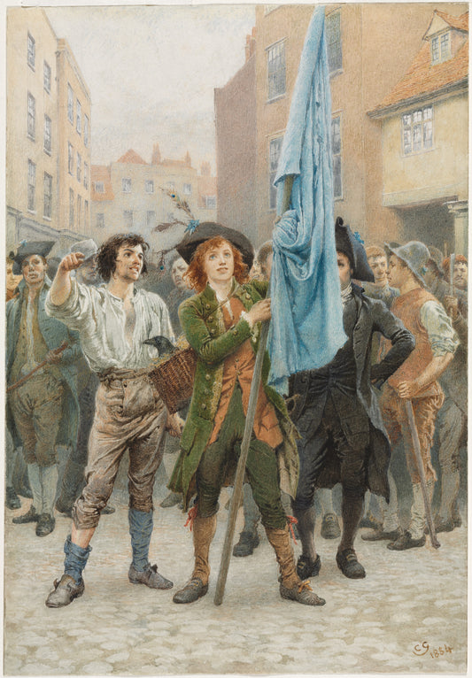 Barnaby Rudge Helping Lead the Gordon Riots — Charles Green