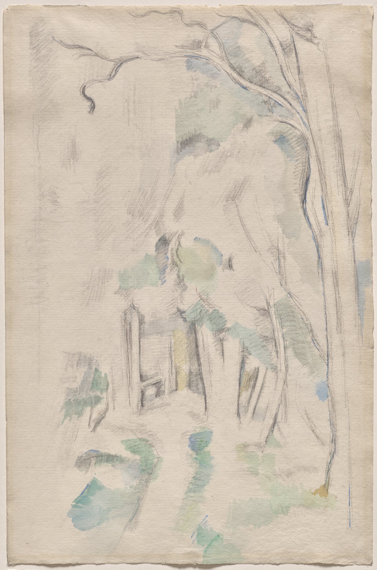 Footpath in the Woods — Paul Cezanne