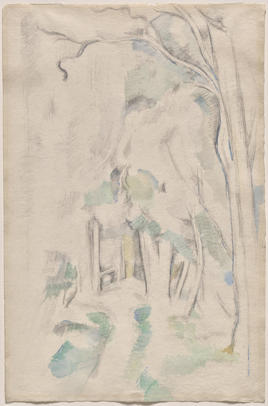 Footpath in the Woods — Paul Cezanne