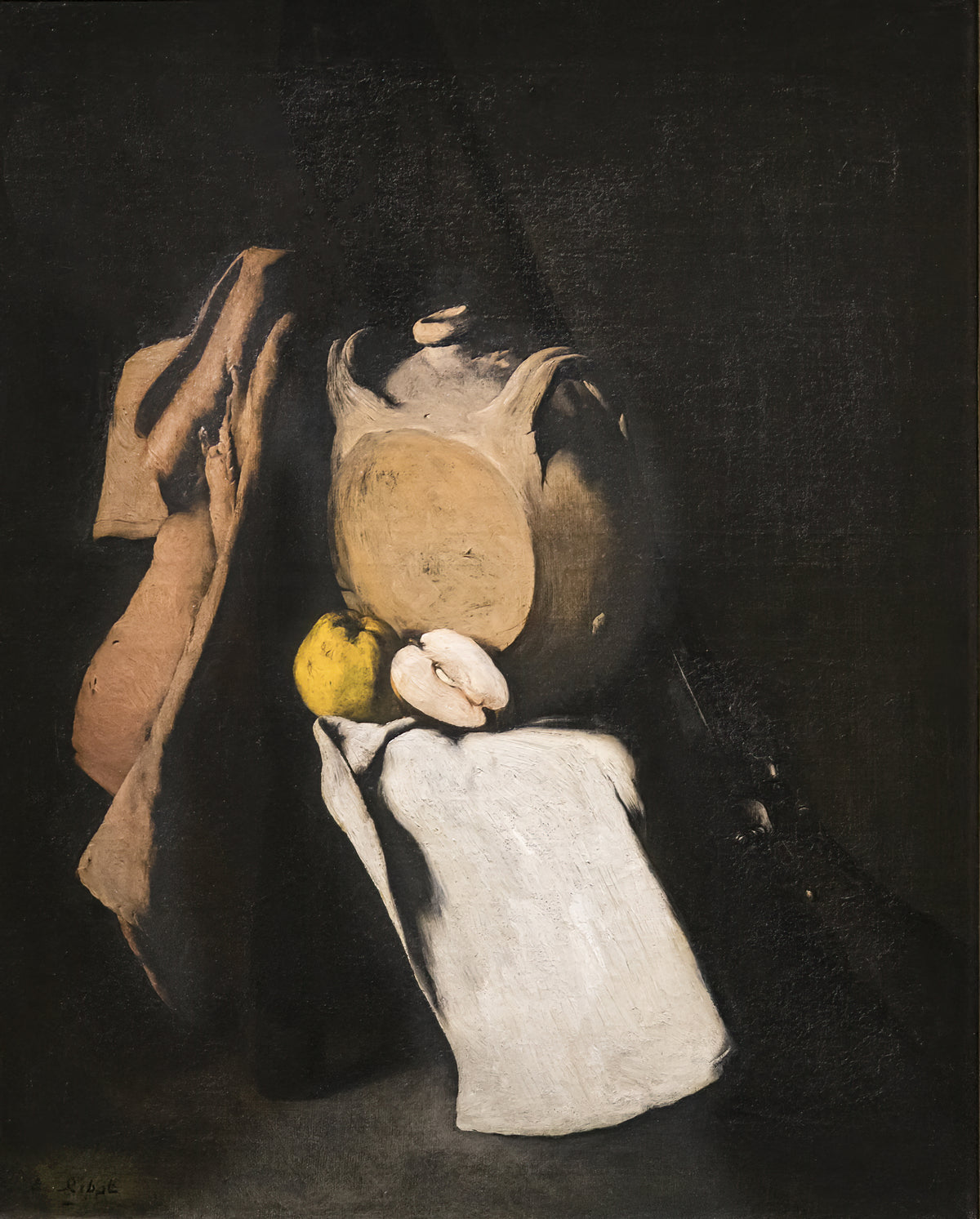 Natură moartă (Tolba de vânătoare) — Théodule Ribot
