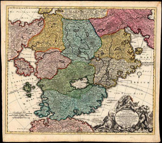 Hartă veche — Accurata Utopiae Tabula