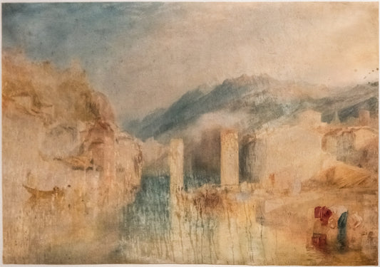 Podul din Grenoble — J. M. W. Turner