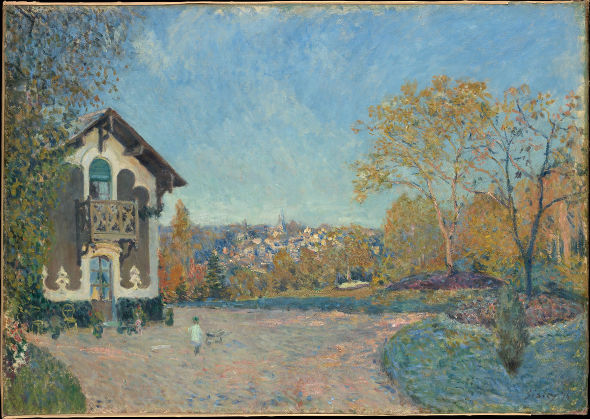 View of Marly-le-Roi from Coeur-Volant — Alfred Sisley