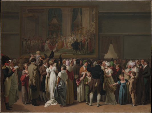 The Public Viewing David's "Coronation" at the Louvre — Louis Léopold Boilly