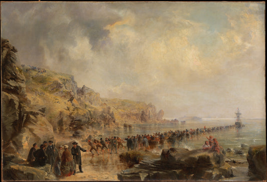 Landing the Shore End of the Atlantic Cable — Robert Charles Dudley