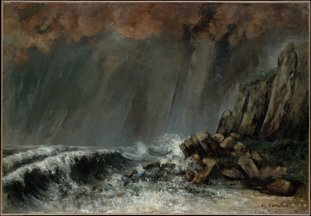 Marine: The Waterspout — Gustave Courbet