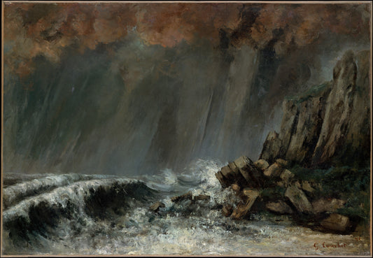 Marine: The Waterspout — Gustave Courbet