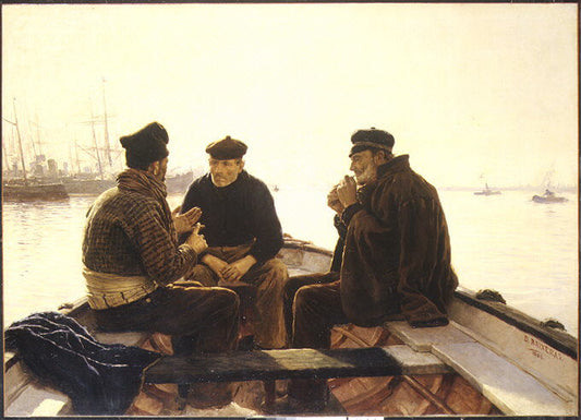 Boatmen of Barcelona — Dionisio Baixeras y Verdaguer