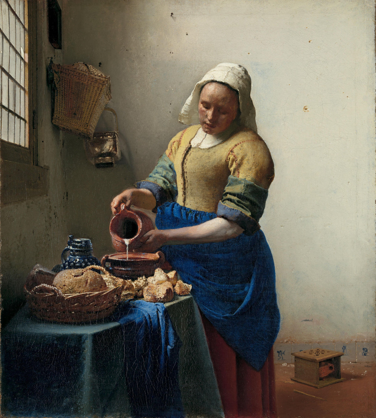 Lăptăreasa — Johannes Vermeer, cca. 1660