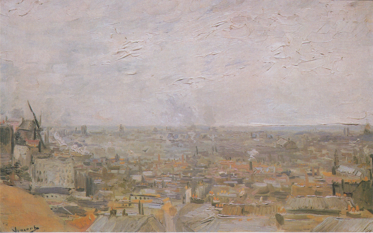 Priveliște asupra Parisului de pe Montmartre — Vincent van Gogh