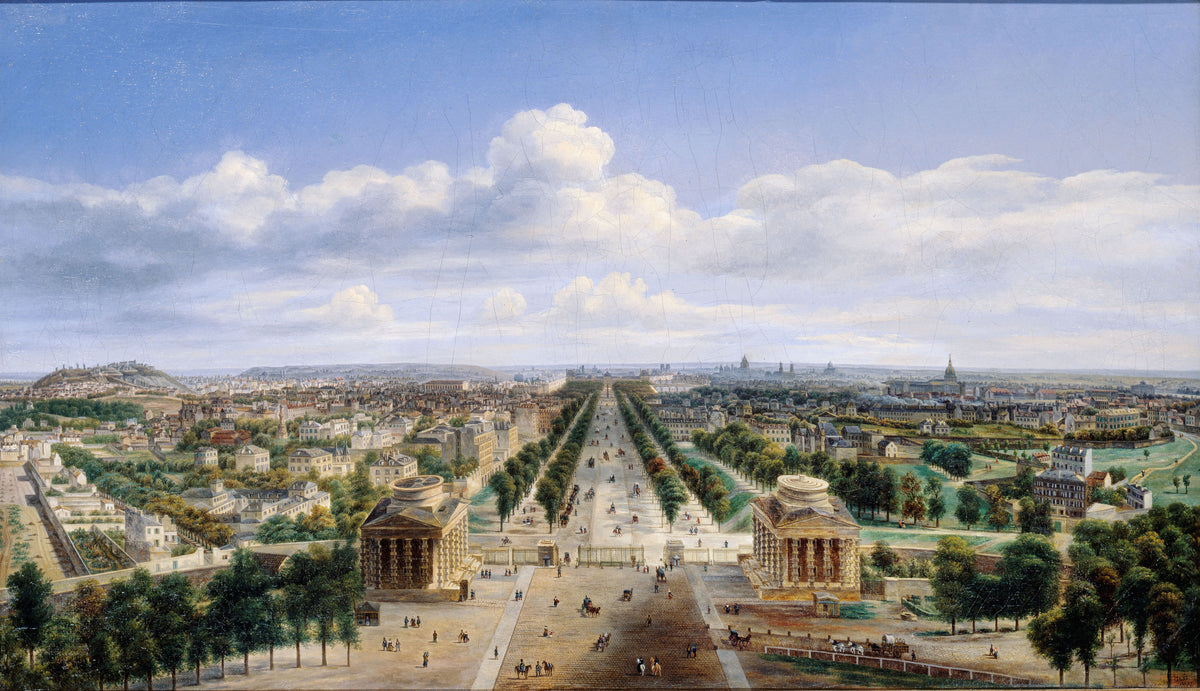 Vedere a Parisului de pe Arcul de Triumf — Auguste Cadolle