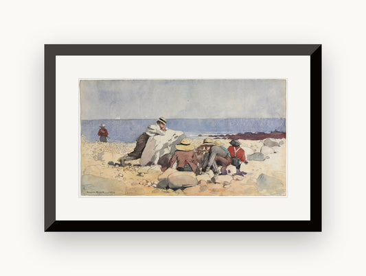 Petrecere cu scoici pe malul mării — Winslow Homer