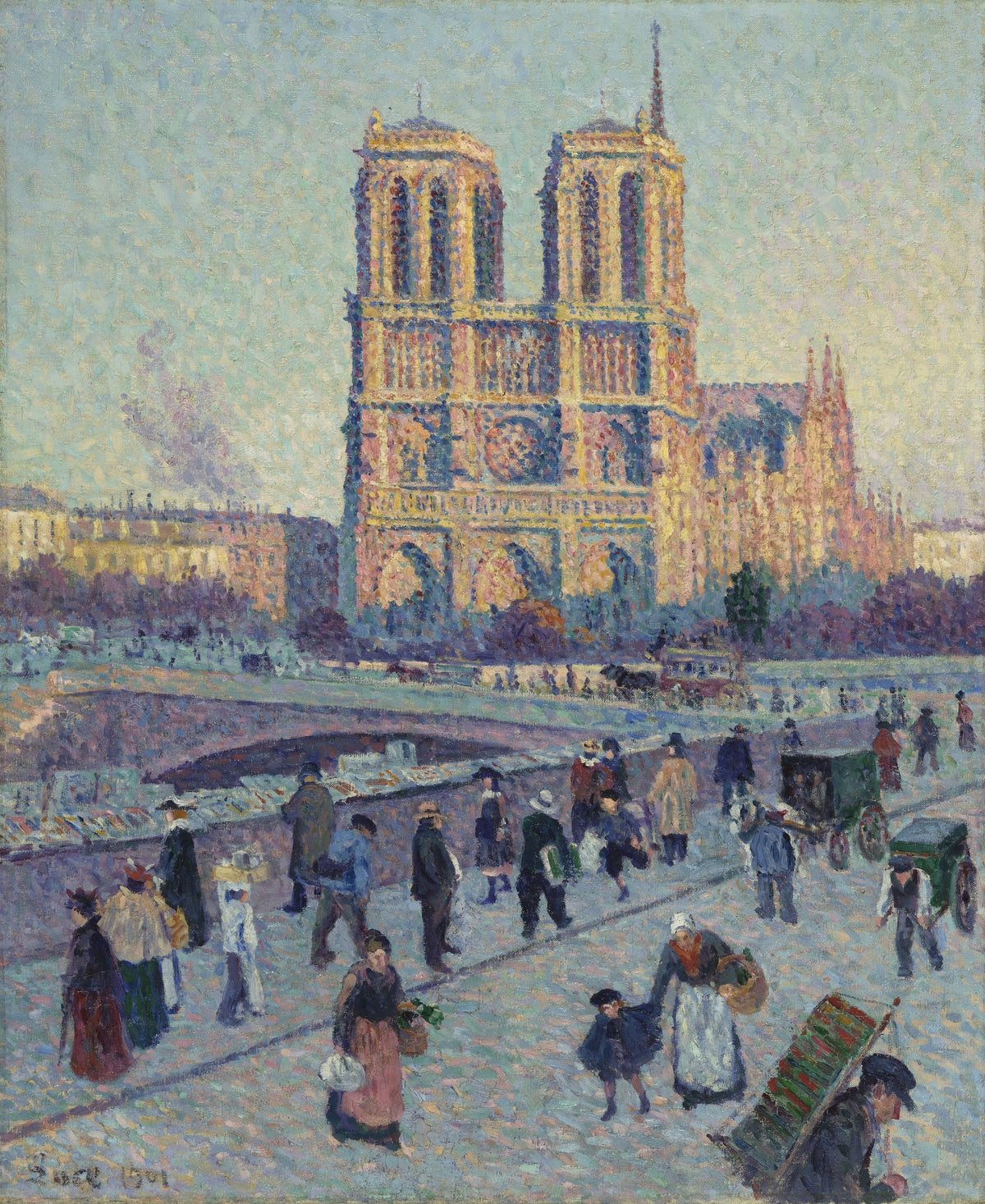 Cheiul Saint-Michel și Notre-Dame — Maximilien Luce