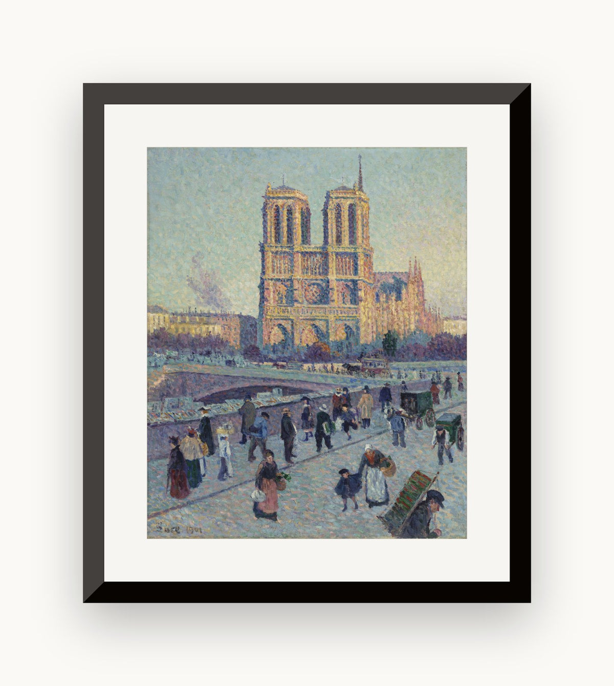 Cheiul Saint-Michel și Notre-Dame — Maximilien Luce