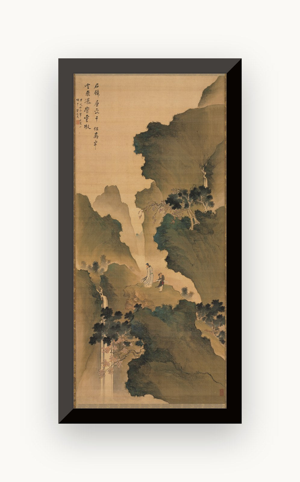 Contemplând o cascadă — Tani Bunchō