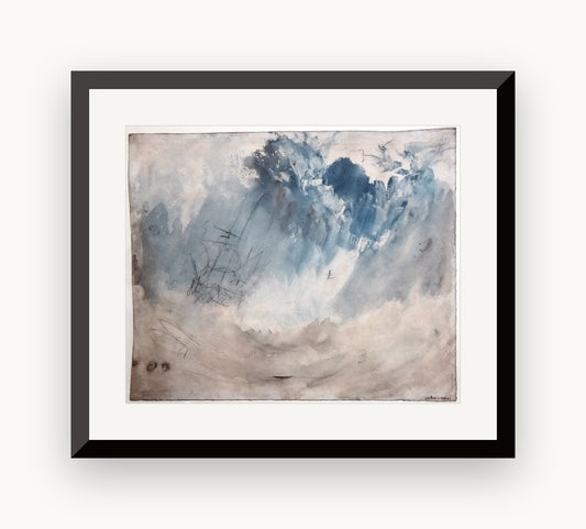 Corabie în furtună — J. M. W. Turner