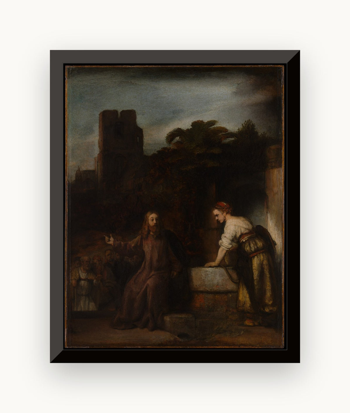Cristos și femeia samariteancă — Rembrandt