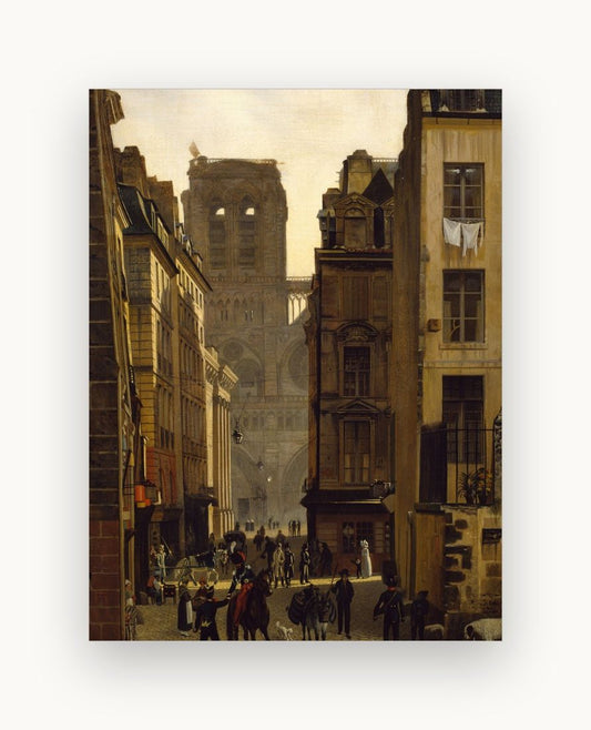 Rue Neuve Notre-Dame, Paris — Eduard Gaertner