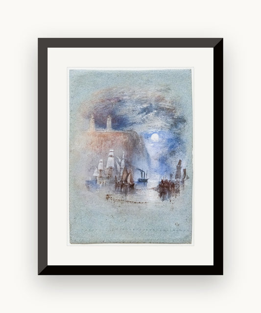 Farurile din la Hève — J. M. W. Turner