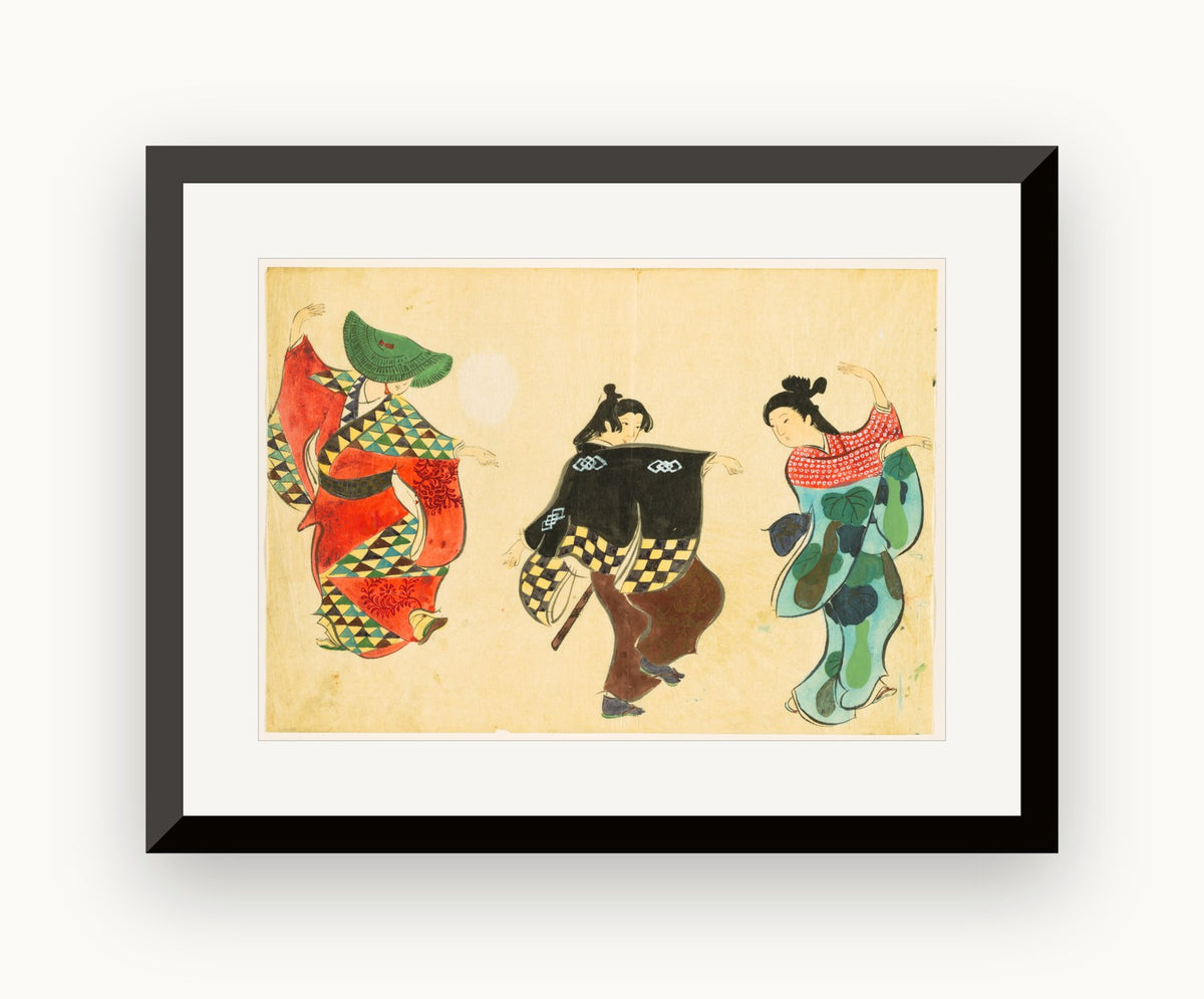 Flori ale celor o sută de lumi (Momoyogusa): Dans (Odori) — Kamisaka Sekka