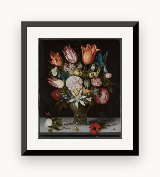 Flori într-un pahar — Ambrosius Bosschaert