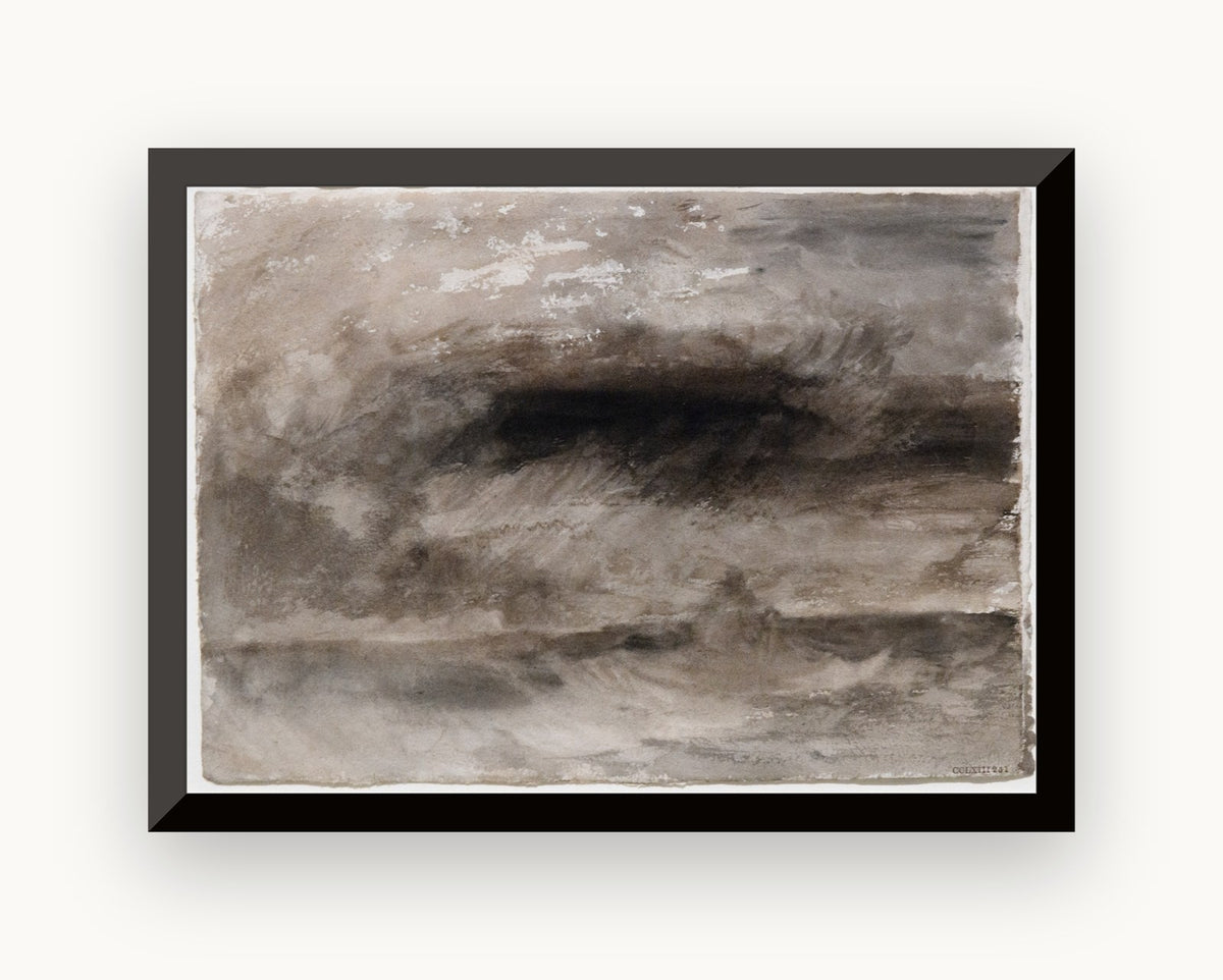 Furtună pe mare — J. M. W. Turner