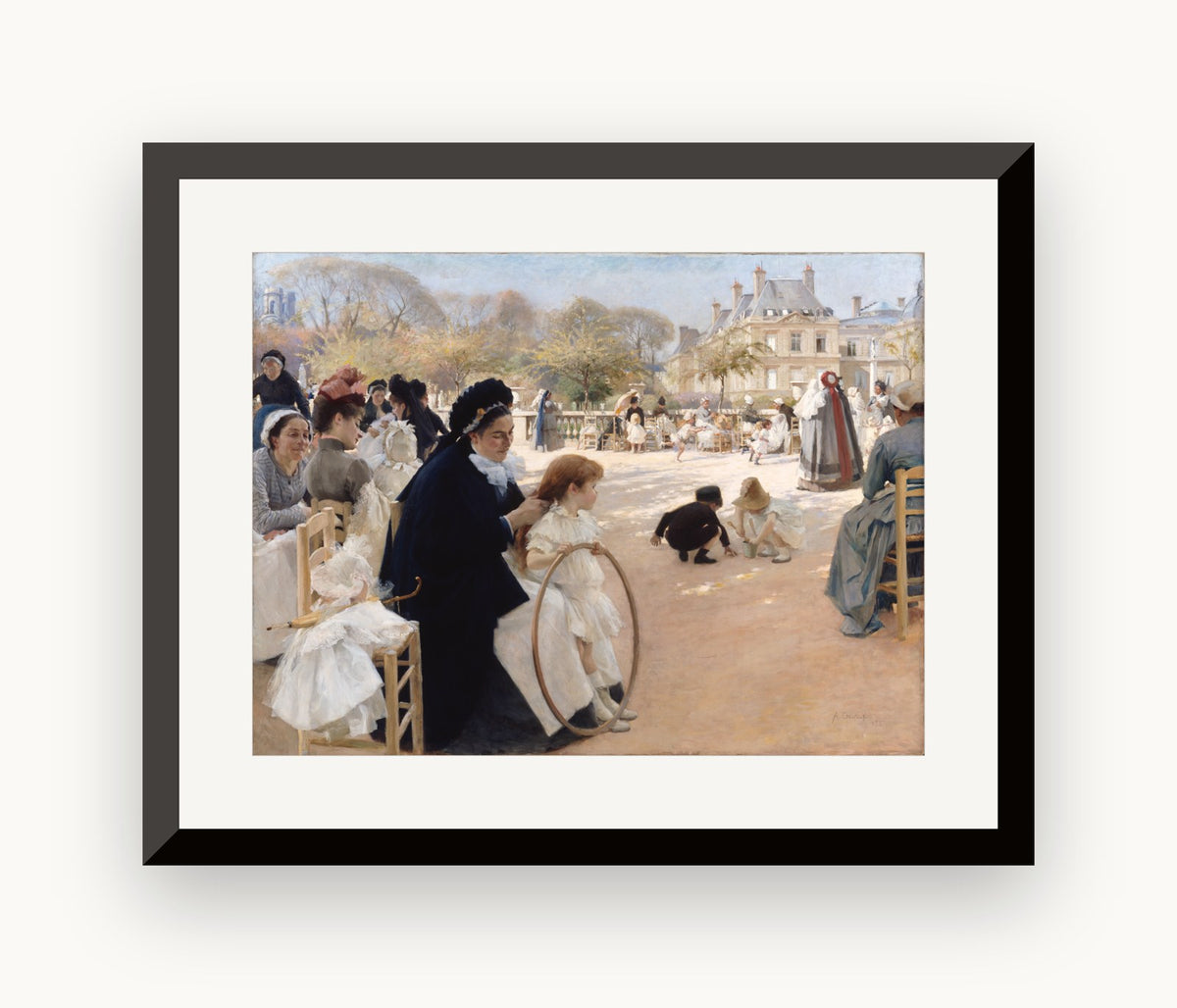 Grădinile Luxembourg, Paris — Albert Edelfelt