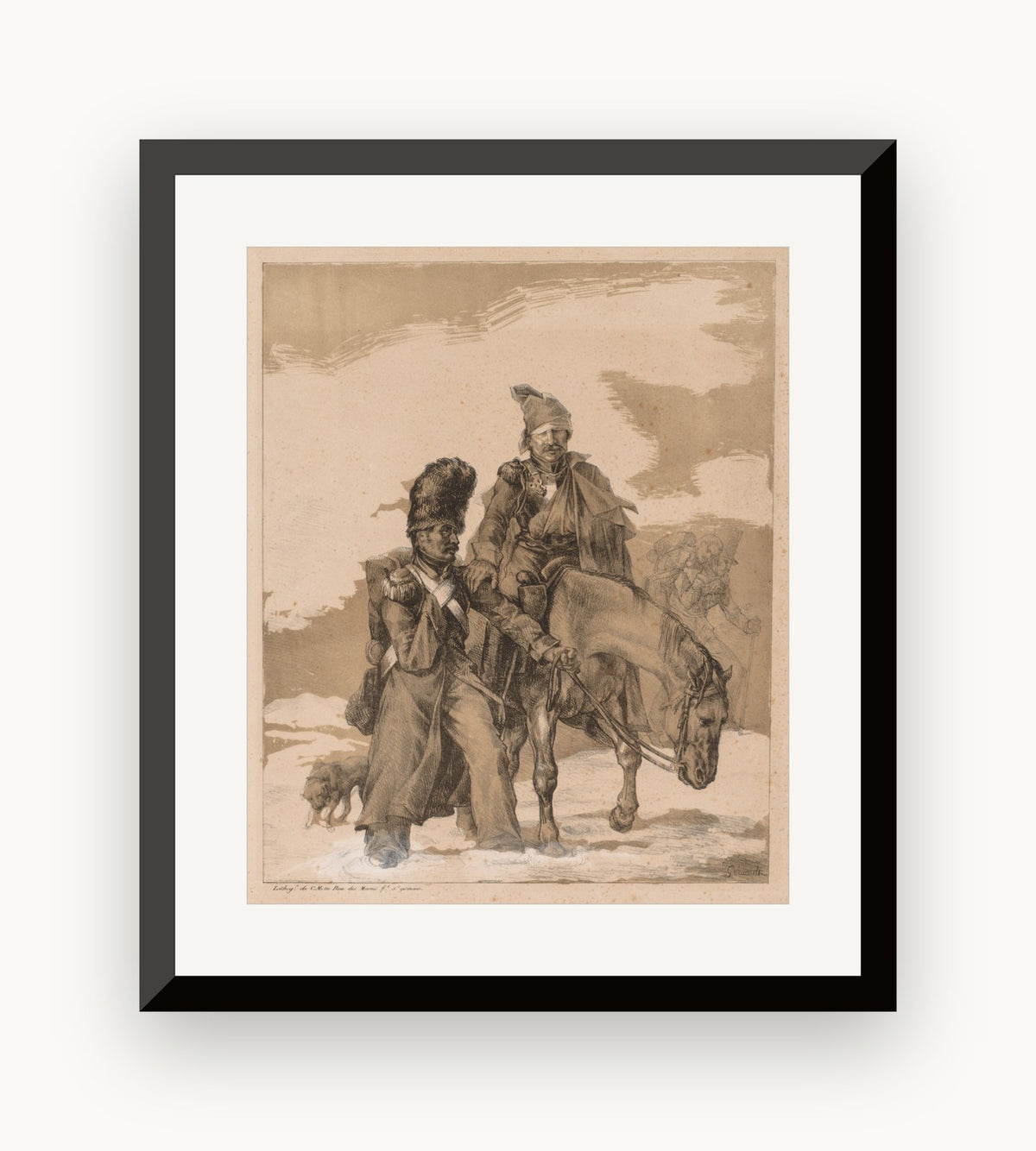 Întoarcerea din Rusia — Théodore Géricault