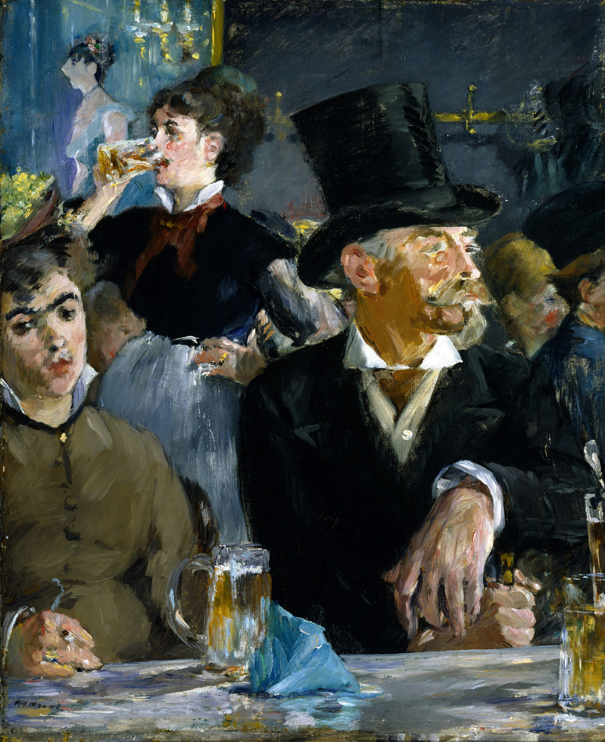 La cafenea — Édouard Manet