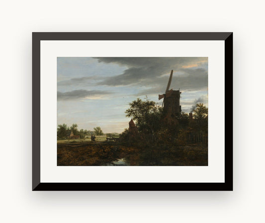 Peisaj cu o moară de vânt — Jacob van Ruisdael