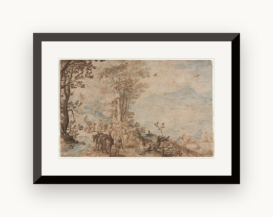 Peisaj cu călători — Jan Brueghel