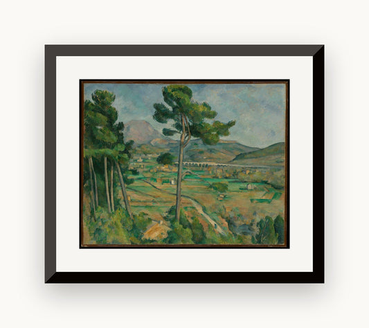 Muntele Sainte-Victoire și viaductul văii râului Arc — Paul Cézanne
