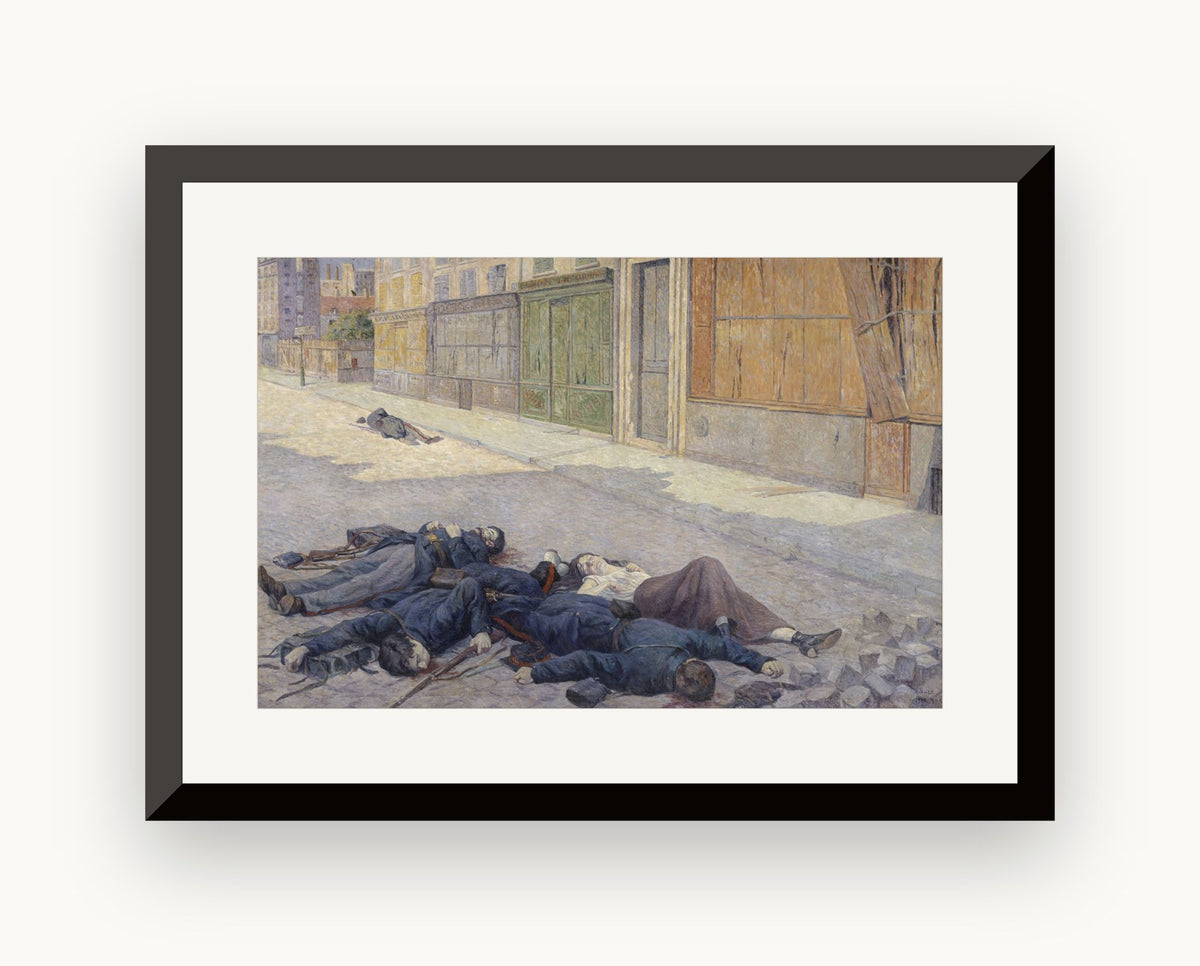 O stradă din Paris în mai 1871 — Maximilien Luce