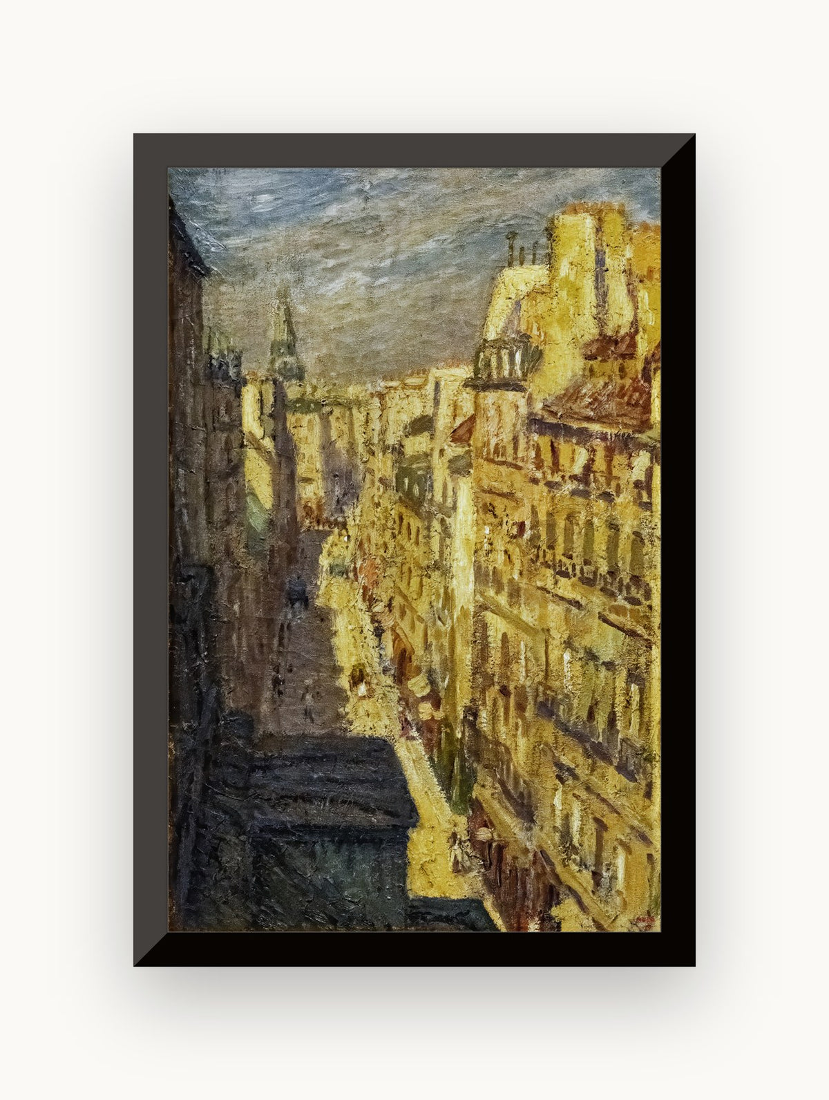 O stradă din Paris (soare de iarnă) — Marià Pidelaserra