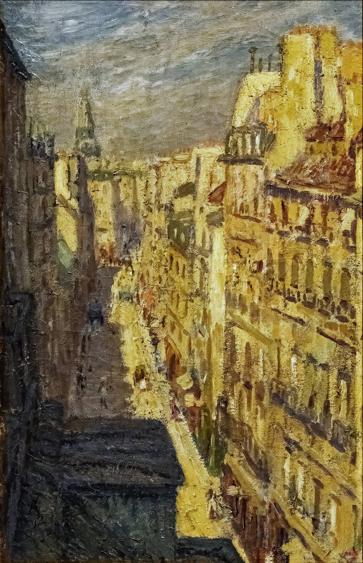 O stradă din Paris (soare de iarnă) — Marià Pidelaserra