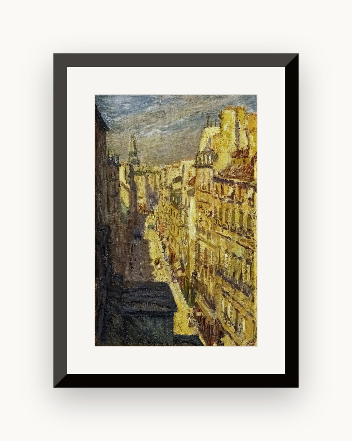 O stradă din Paris (soare de iarnă) — Marià Pidelaserra