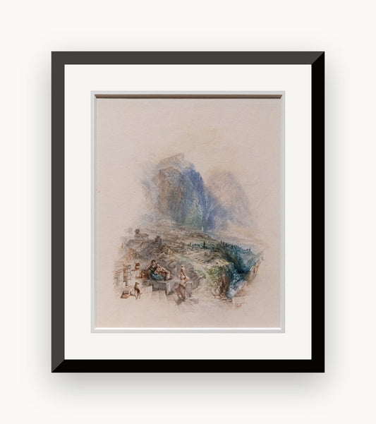 Parnasul și izvorul Castaliei — J. M. W. Turner