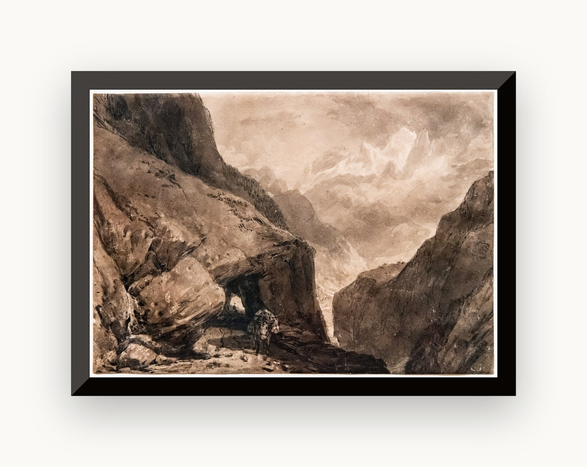 Pasul Sfântul Gothard — J. M. W. Turner