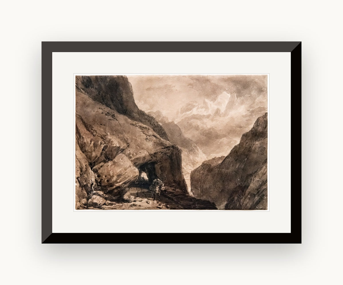 Pasul Sfântul Gothard — J. M. W. Turner