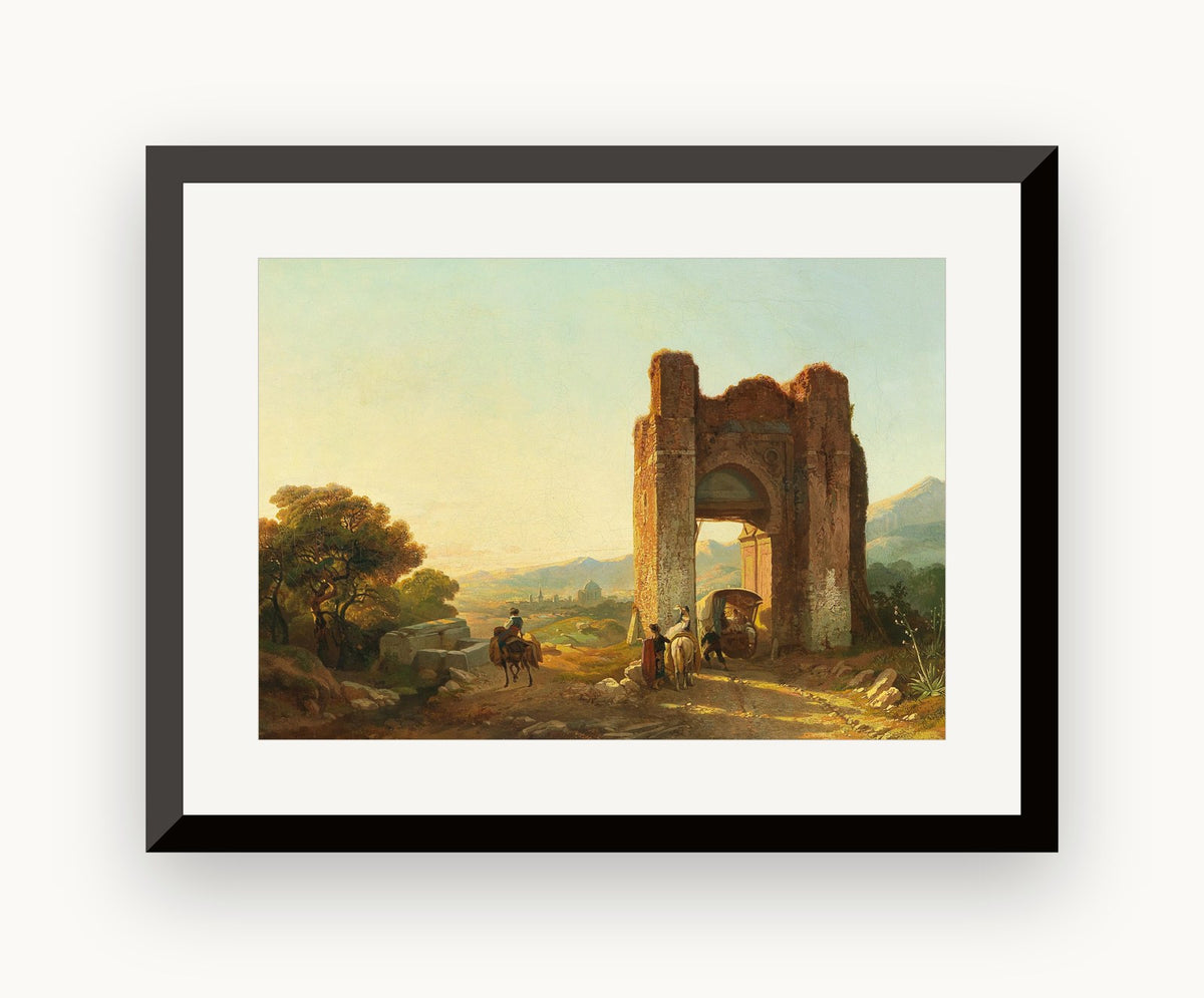 Peisaj cu ruine maure — François Bossuet