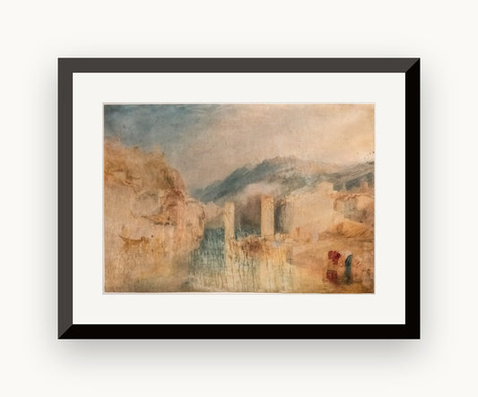 Podul din Grenoble — J. M. W. Turner