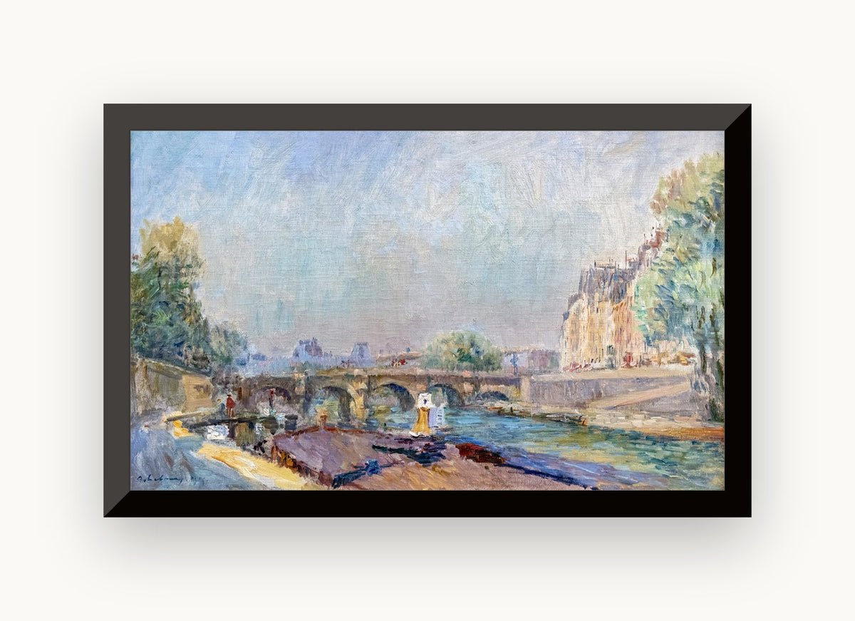 Pont Neuf și Sena — Albert Lebourg