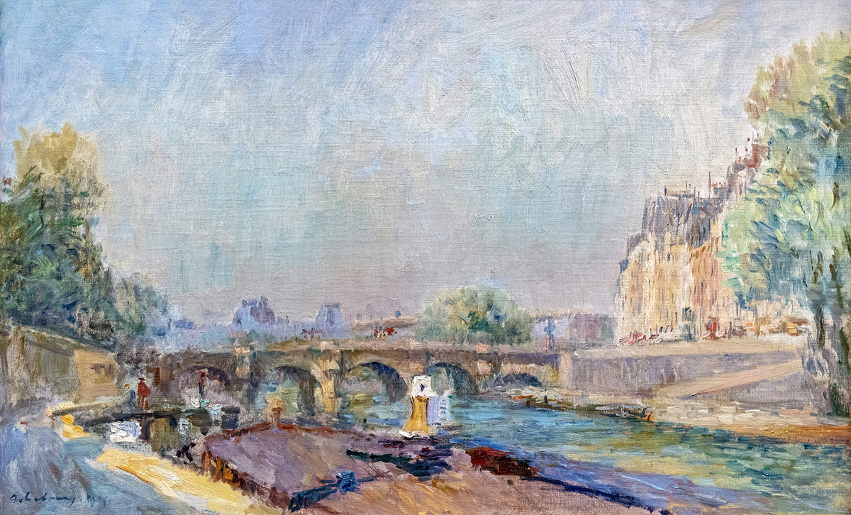 Pont Neuf și Sena — Albert Lebourg