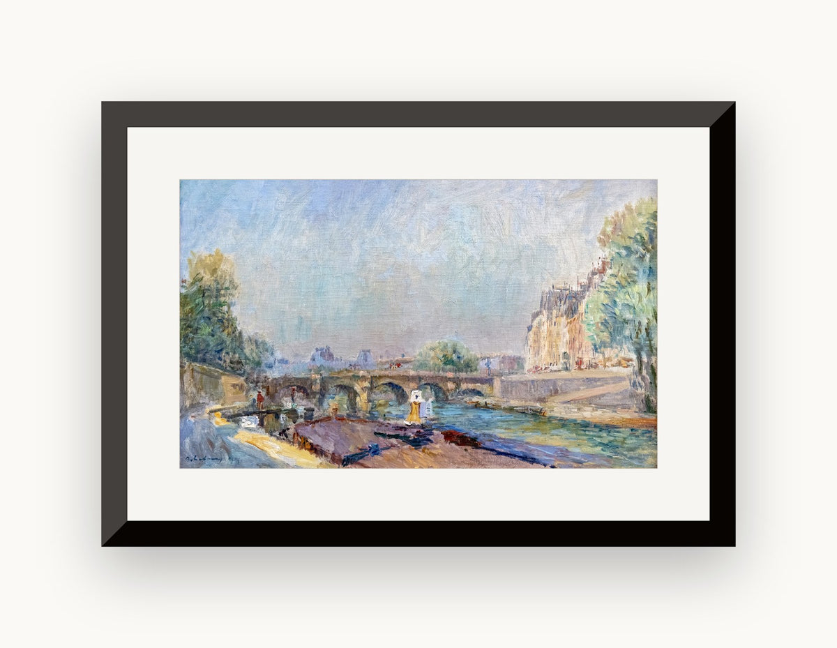 Pont Neuf și Sena — Albert Lebourg