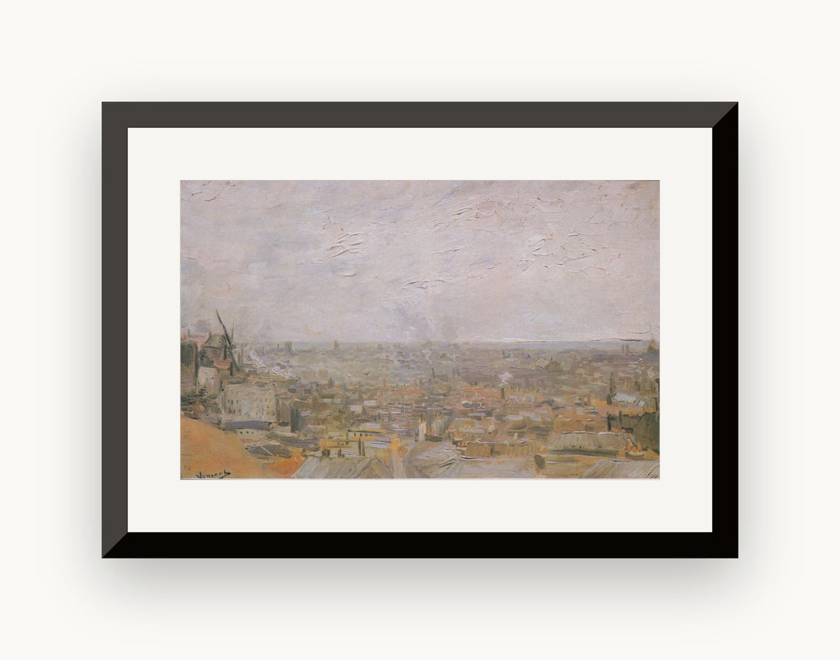 Priveliște asupra Parisului de pe Montmartre — Vincent van Gogh