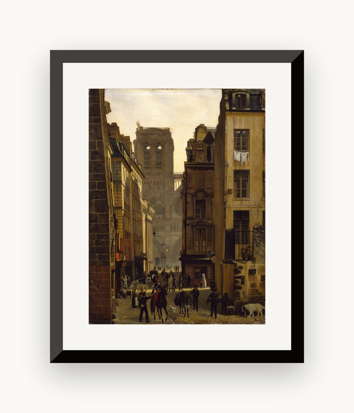 Rue Neuve Notre-Dame, Paris — Eduard Gaertner