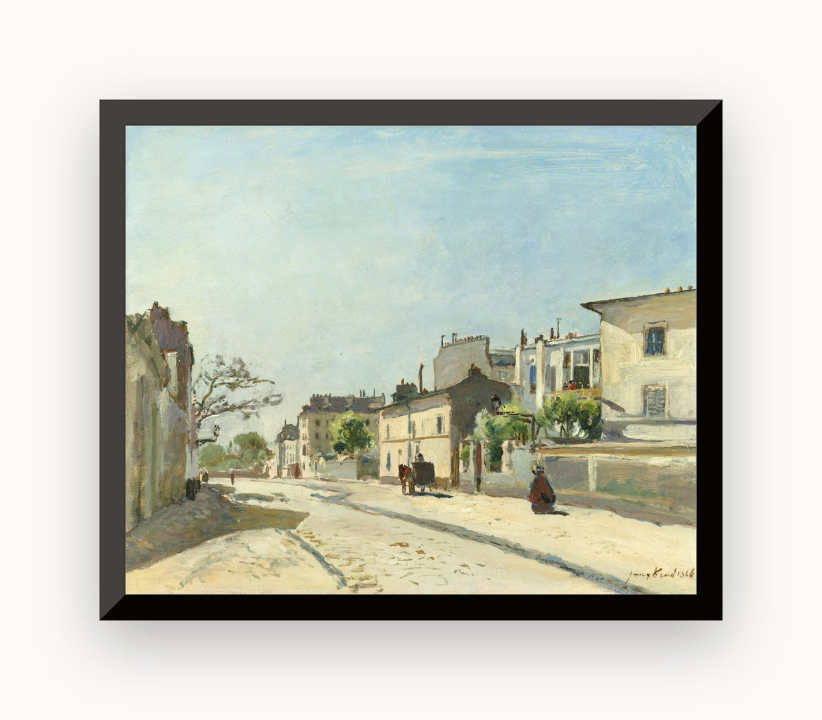 Rue Notre-Dame, Paris — Johan Barthold Jongkind