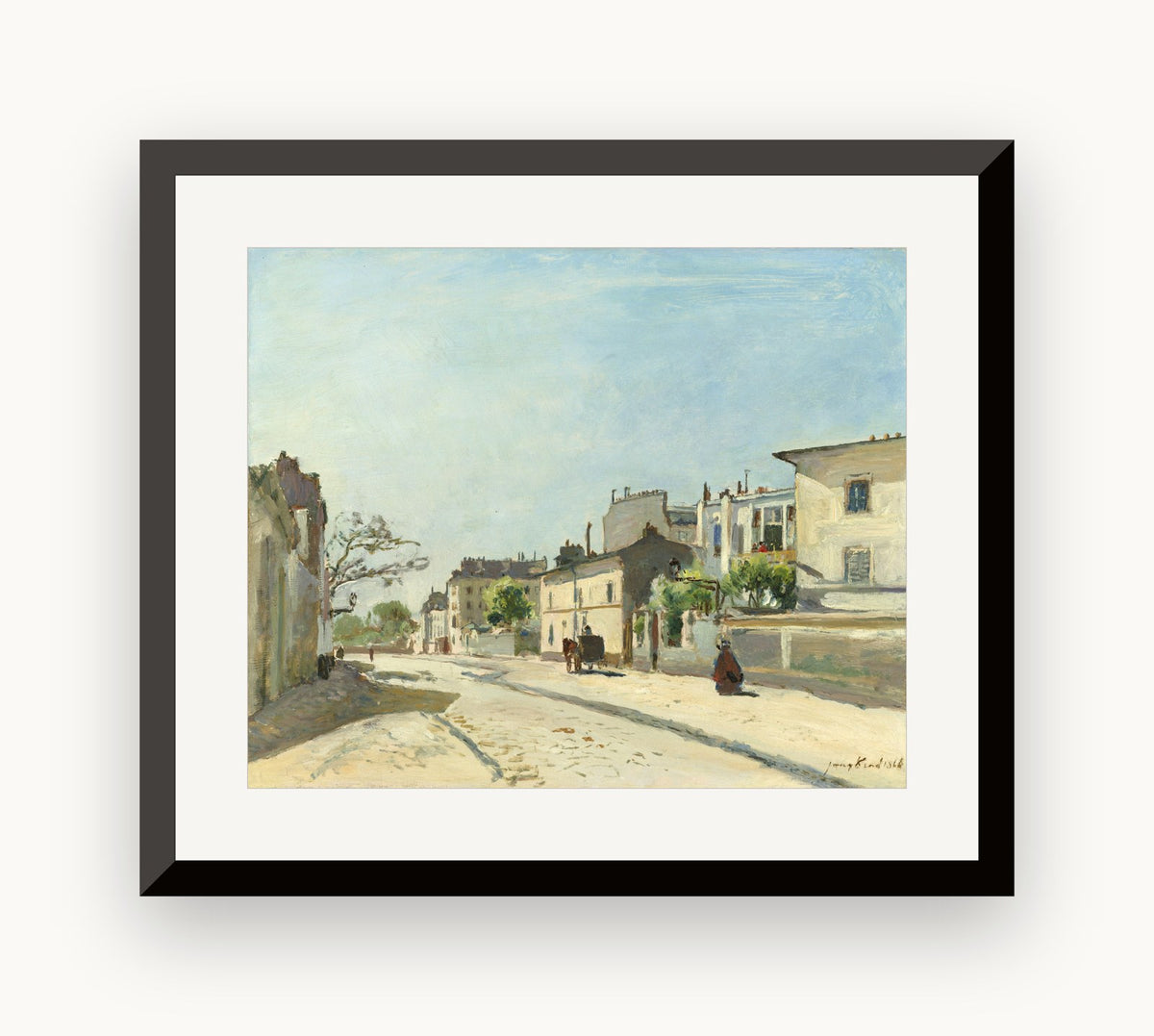 Rue Notre-Dame, Paris — Johan Barthold Jongkind