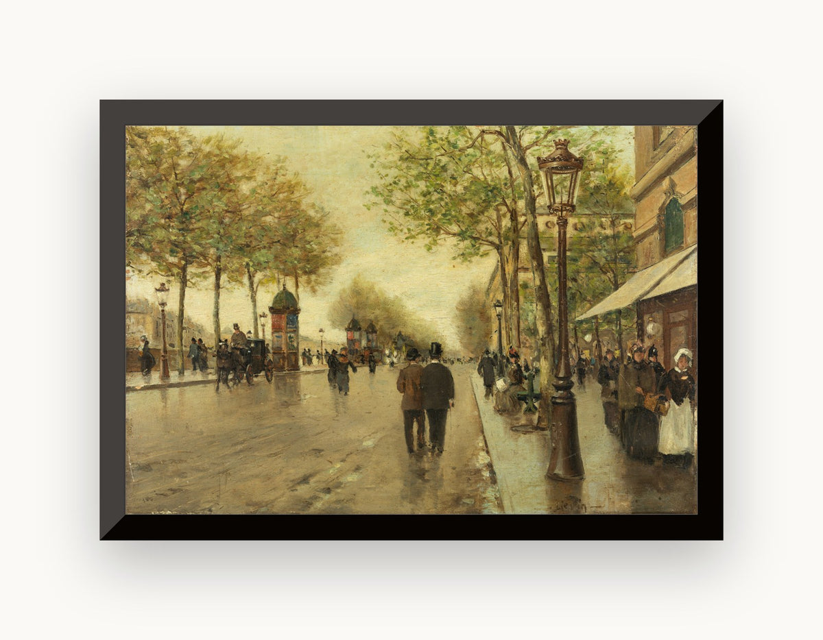 Scenă de stradă pariziană — Eugène Galien-Laloue